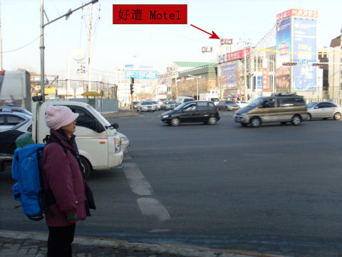 韓國江原道春川巴士總站步行往住宿區路線