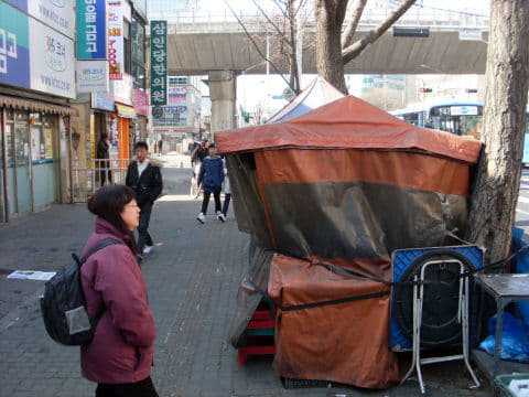 韓國首爾祭基洞徒步往清溪川博物館路線及街景